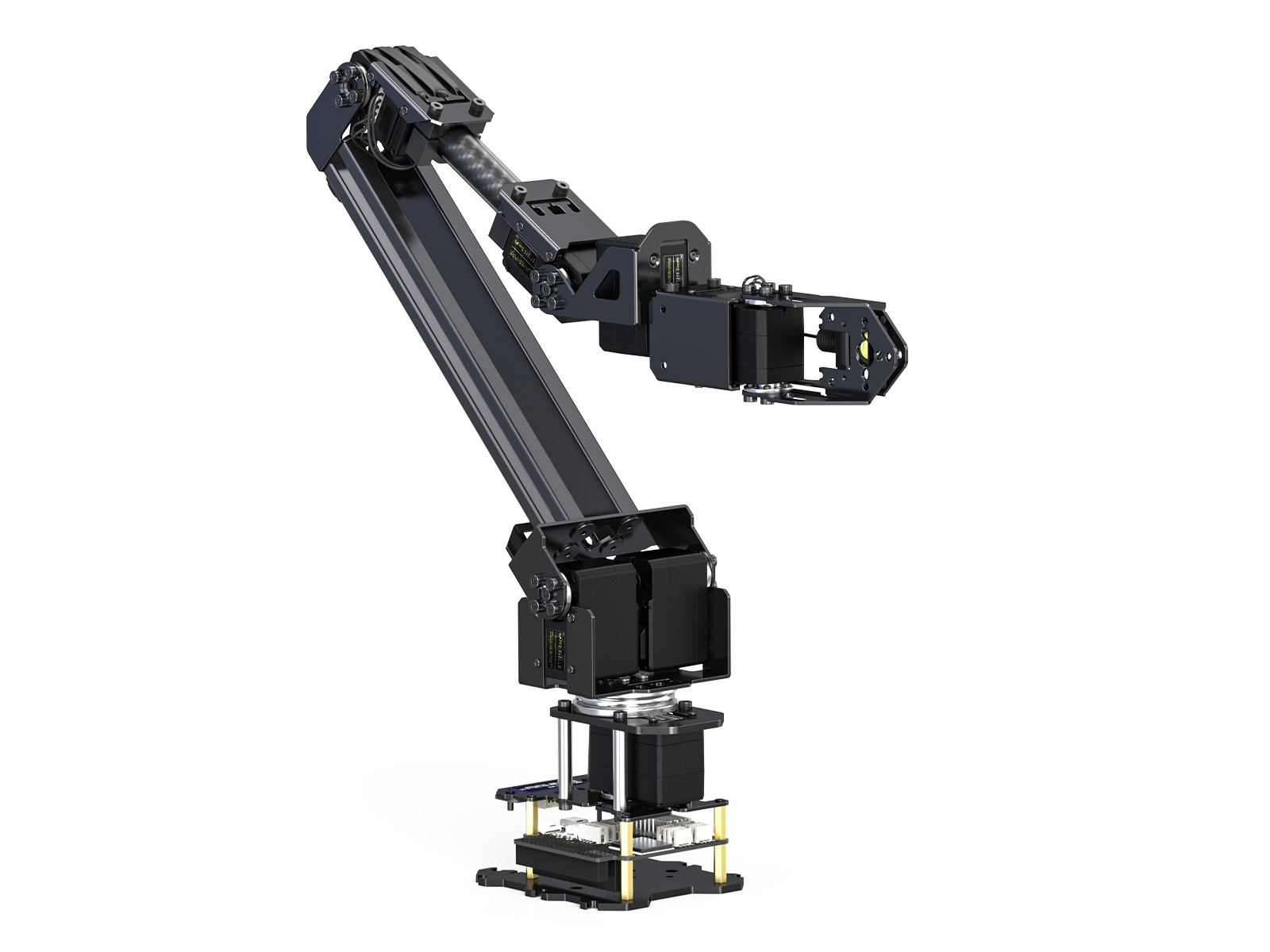 5 + 1 DOF Hochdrehmoment Serieller Bus-Servo Dualer Roboterarm AI-Kit, Optionen für Jetson Orin Nano / NX, Unterstützt Hugging Face LeRobot AI-Roboterprojekt, Basierend auf ESP32, Drahtlose Steuerung