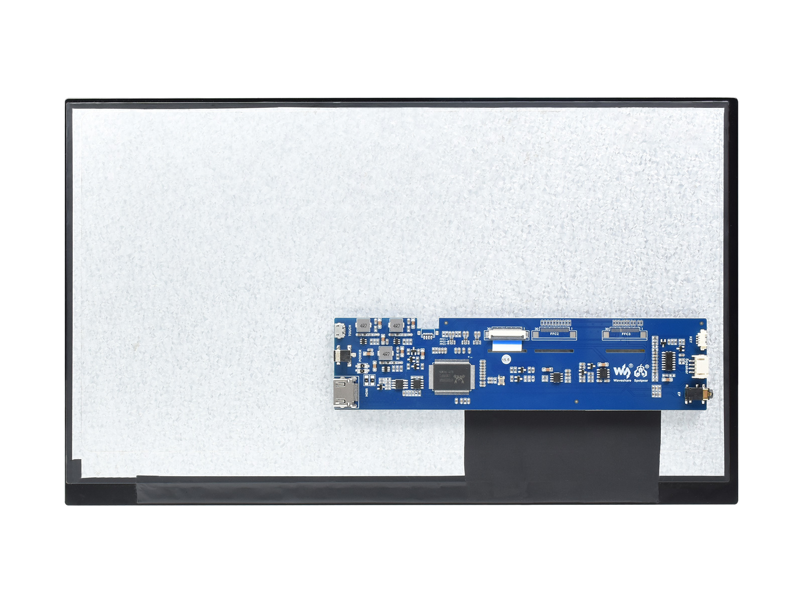 15,6-Zoll-QLED-Display, 1920 × 1080, optisch gebundenes IPS-Gehärtetglas-Panel, 100 % sRGB-Touchscreen