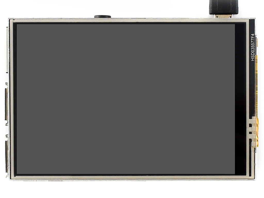 3,5-Zoll-Widerstandstouchdisplay (C) für Raspberry Pi, 480×320, 125 MHz Hochgeschwindigkeits-SPI