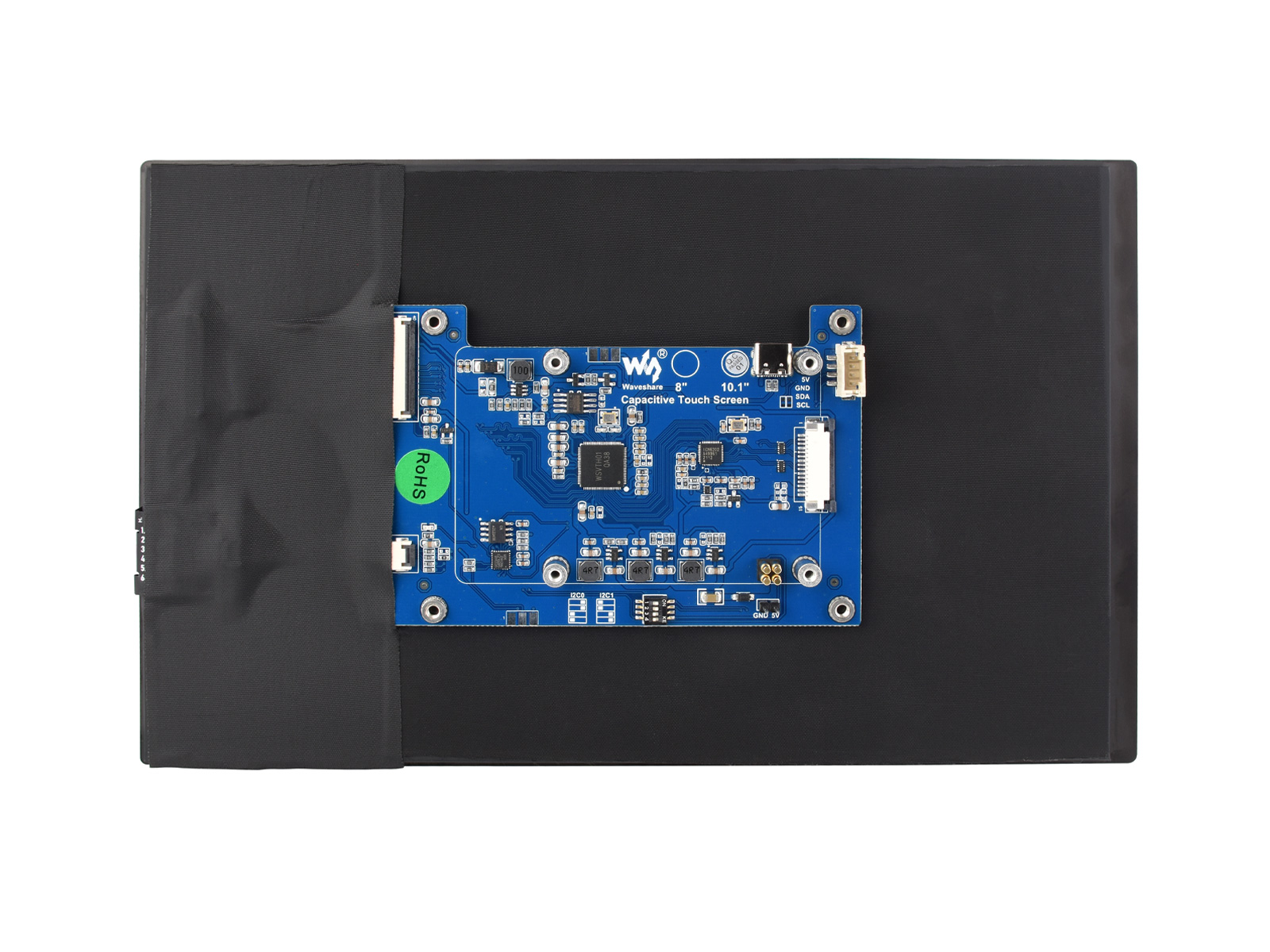 10,1-Zoll kapazitiver Touchscreen für Raspberry Pi, 1280×800, IPS, DSI-Schnittstelle
