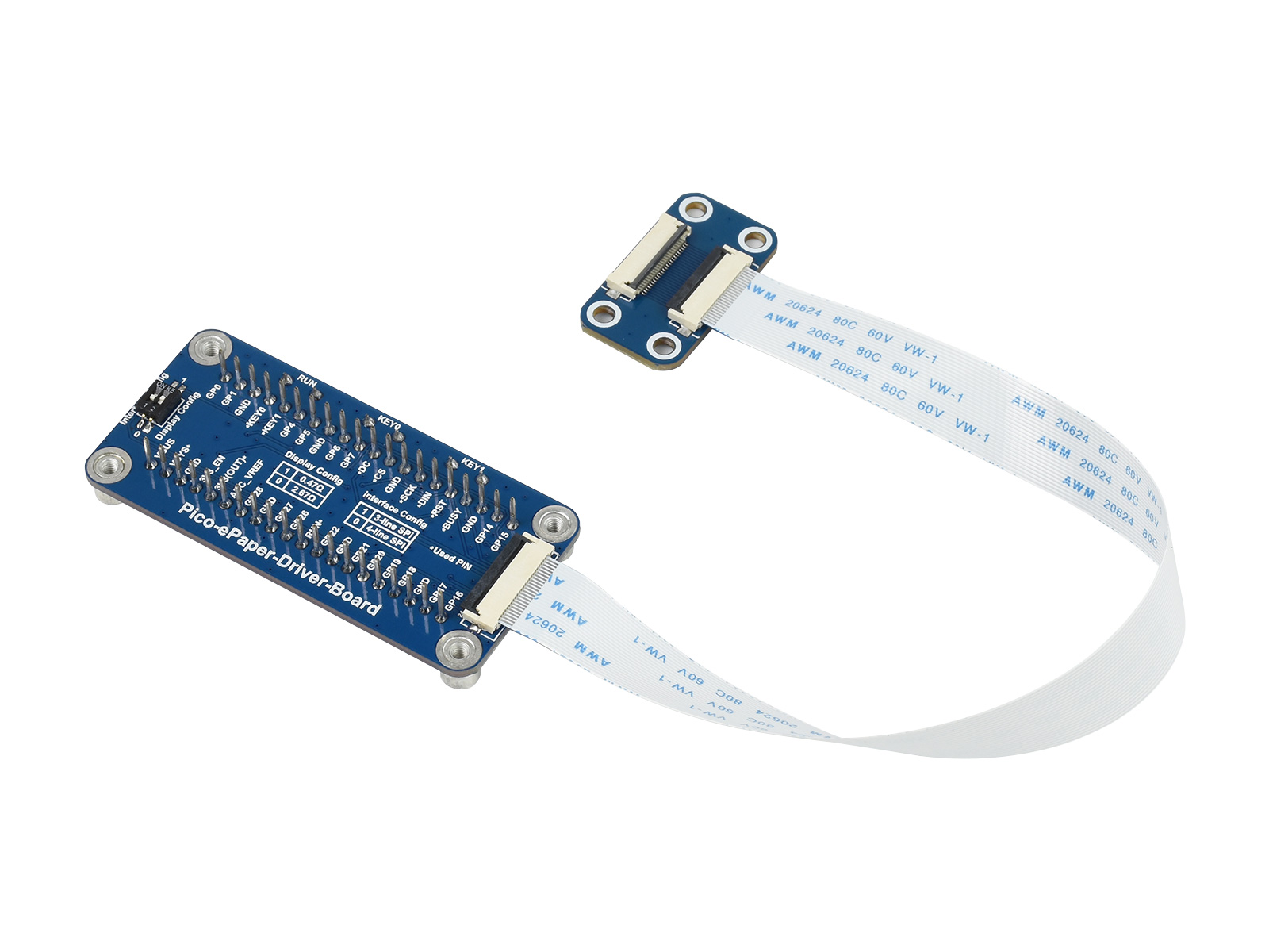 5,83-Zoll E-Paper E-Ink-Displaymodul für Raspberry Pi Pico, 648×480, Schwarz/Weiß, SPI