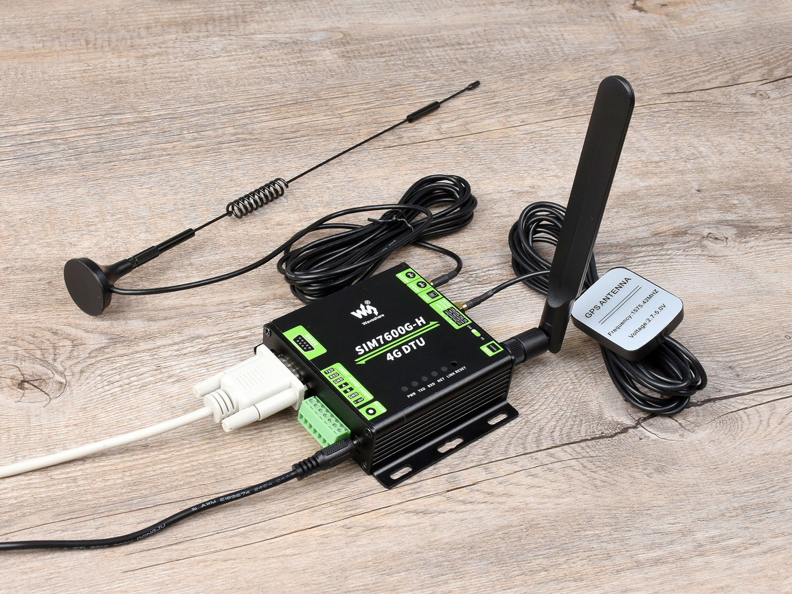 Industrielle SIM7600G-H 4G DTU, USB UART/RS232/RS485 Mehrfachschnittstellen-Kommunikation, LTE Globalband-Unterstützung