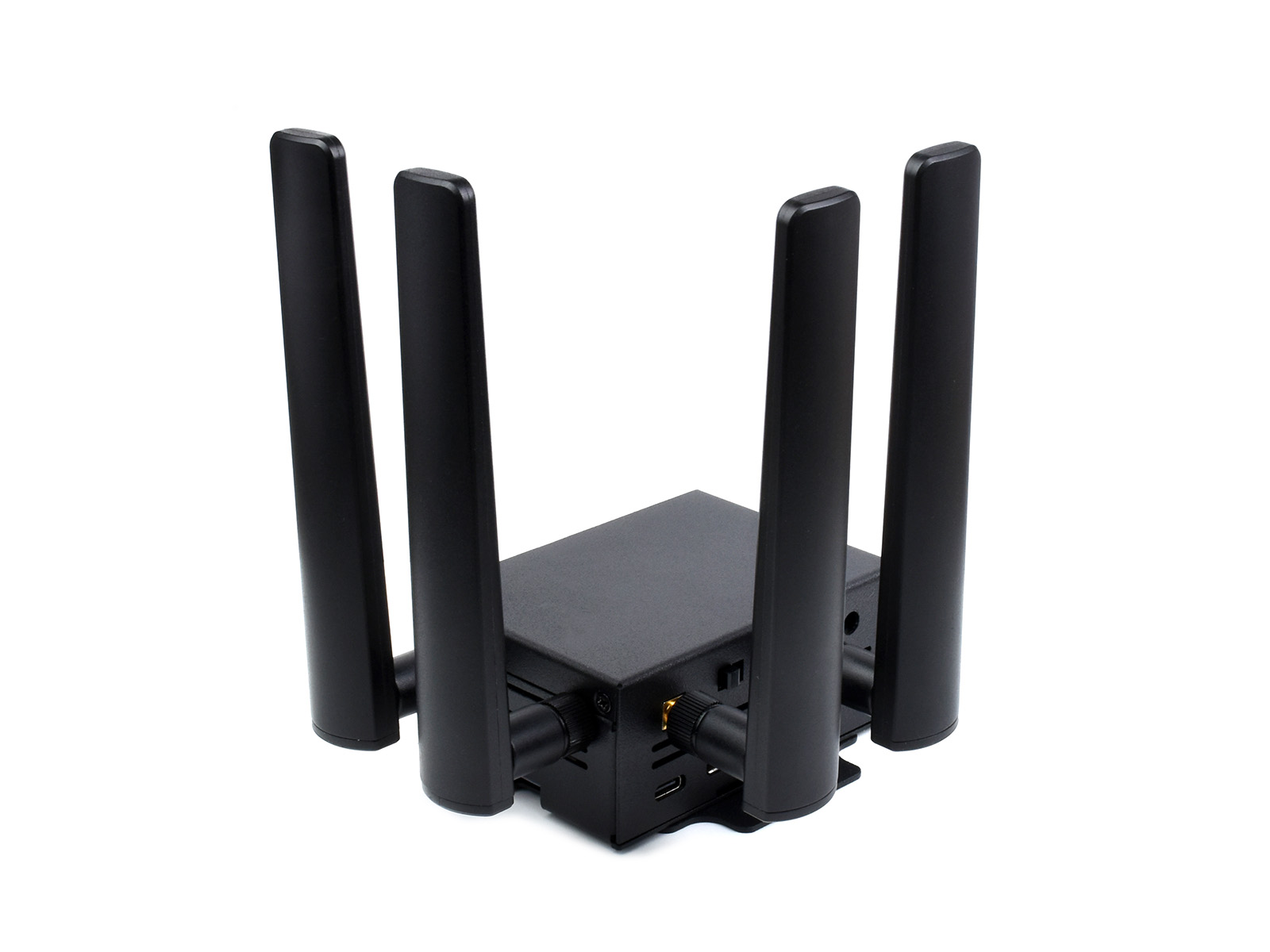 RM520N-GL 5G HAT für Raspberry Pi mit Gehäuse, vier LTE-A-Antennen, Globalband, GNSS-Positionierung, Unterstützung für 3GPP Release 16, 4G/3G