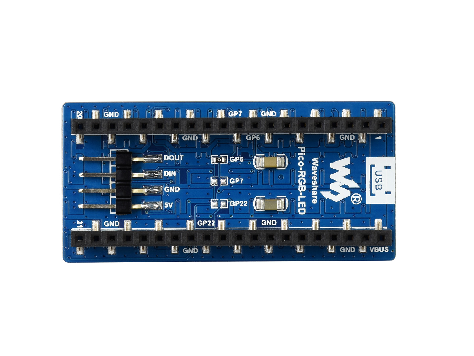 RGB-Vollfarb-LED-Matrix-Panel für Raspberry Pi Pico, 16×10 Raster
