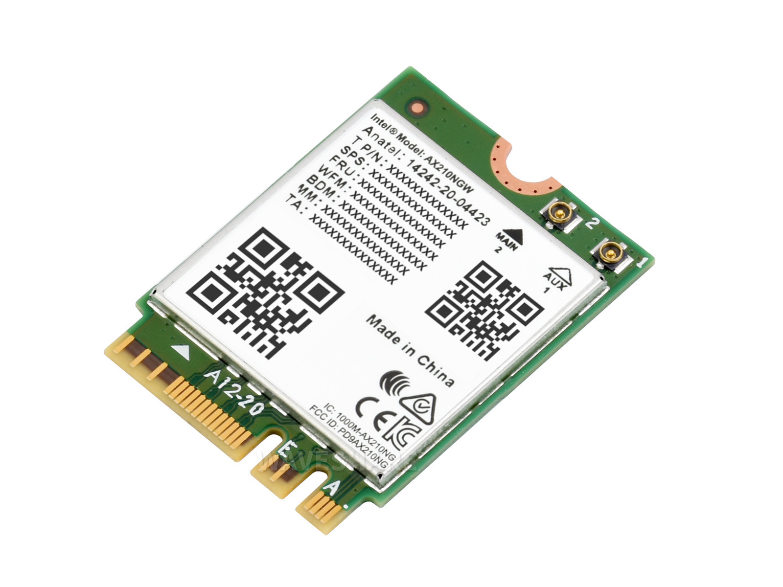 Kabellose AX210-NIC, Gigabit-Tri-Band-Wi-Fi 6E, 802.11AX-Standard, Bluetooth 5.3