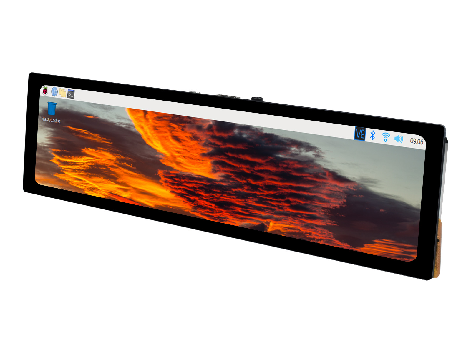 11,9-Zoll kapazitiver Touchscreen für Raspberry Pi, 320×1480, IPS, DSI-Schnittstelle