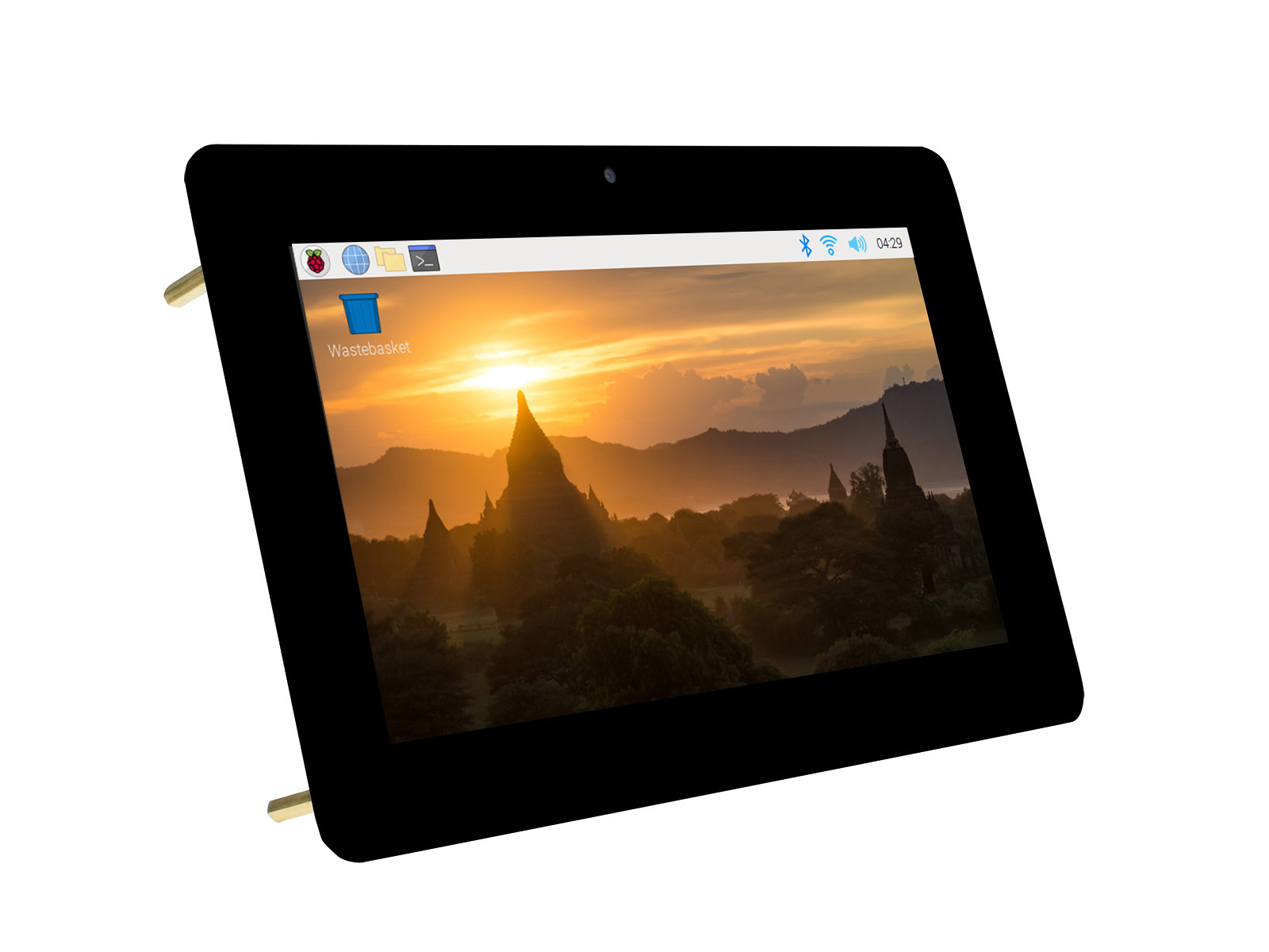 8-Zoll-Kapazitiver Touchscreen für Raspberry Pi, mit 5MP Frontkamera, 800×480, DSI