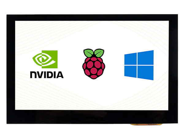 4,3-Zoll kapazitiver Touchscreen-LCD (B), 800×480, HDMI, IPS, Unterstützung verschiedener Geräte & Systeme