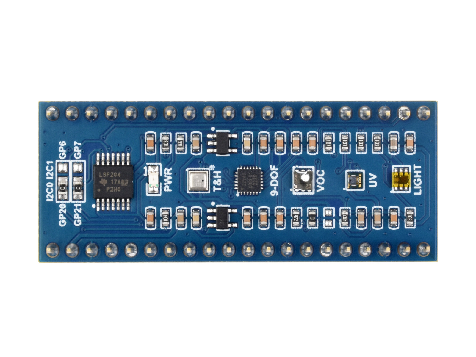Umweltsensorenmodul für Raspberry Pi Pico, I2C-Bus