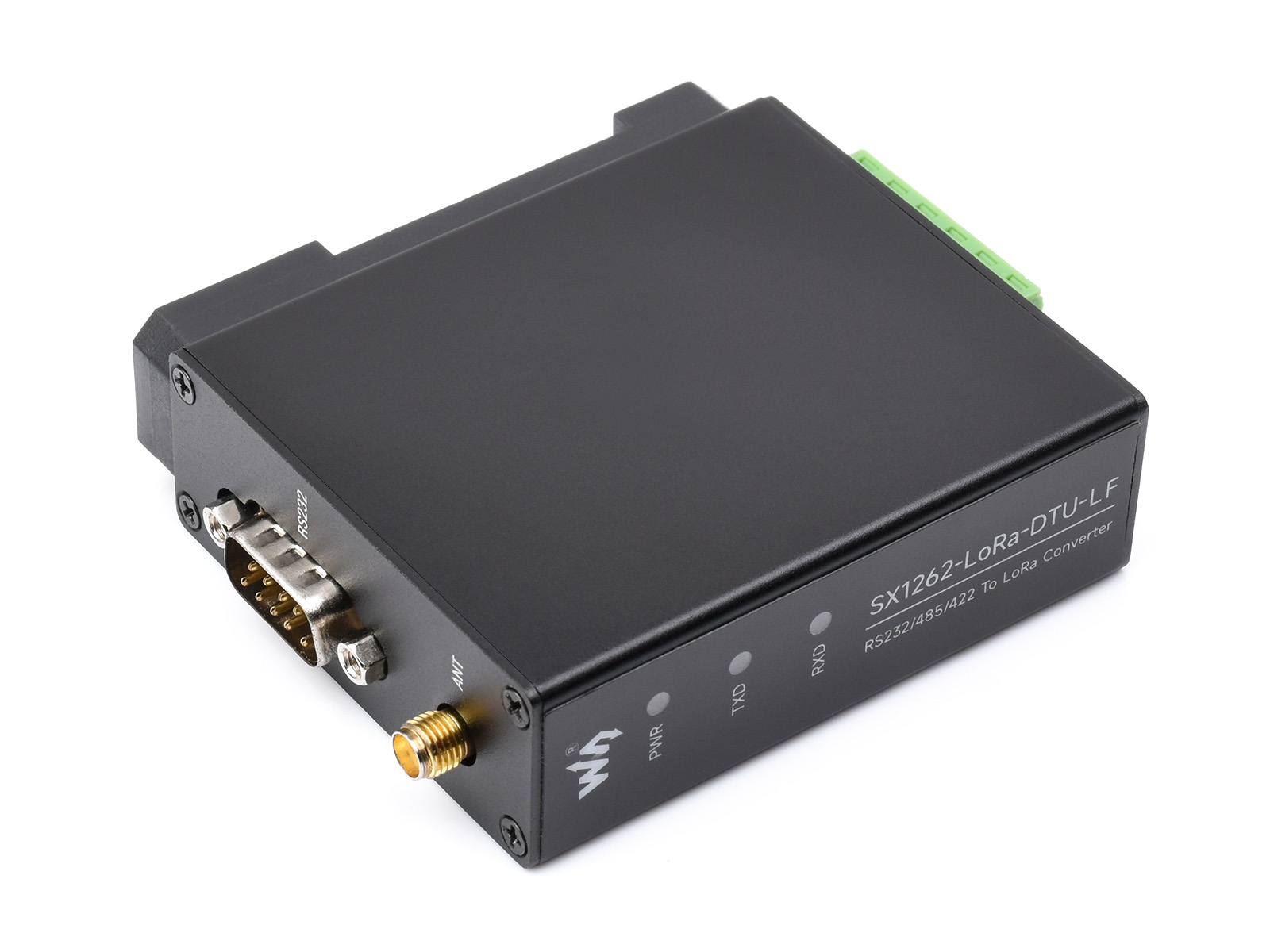 DIN-Schienen-Montage SX1262 LoRa-Datenübertragungseinheit, RS232/RS485/RS422 auf LoRa, geeignet für Sub-GHz-Band