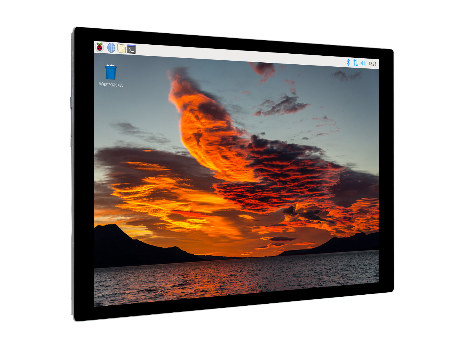 8-Zoll-Kapazitiver Touchscreen, optisch gebondete gehärtete Glasplatte, 1280×800, IPS, HDMI-Schnittstelle