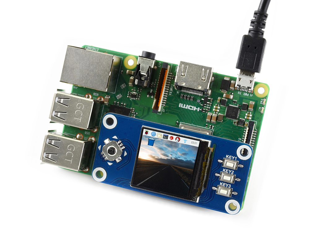 240x240, 1,3-Zoll-IPS-LCD-Display-HAT für Raspberry Pi