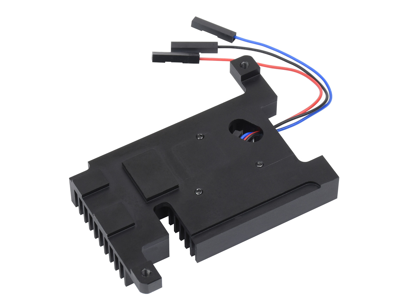 Dedizierter All-in-One-Aluminiumlegierung-Kühlventilator für Raspberry Pi 4B, PWM-Geschwindigkeitsregelung, bessere Kühlung